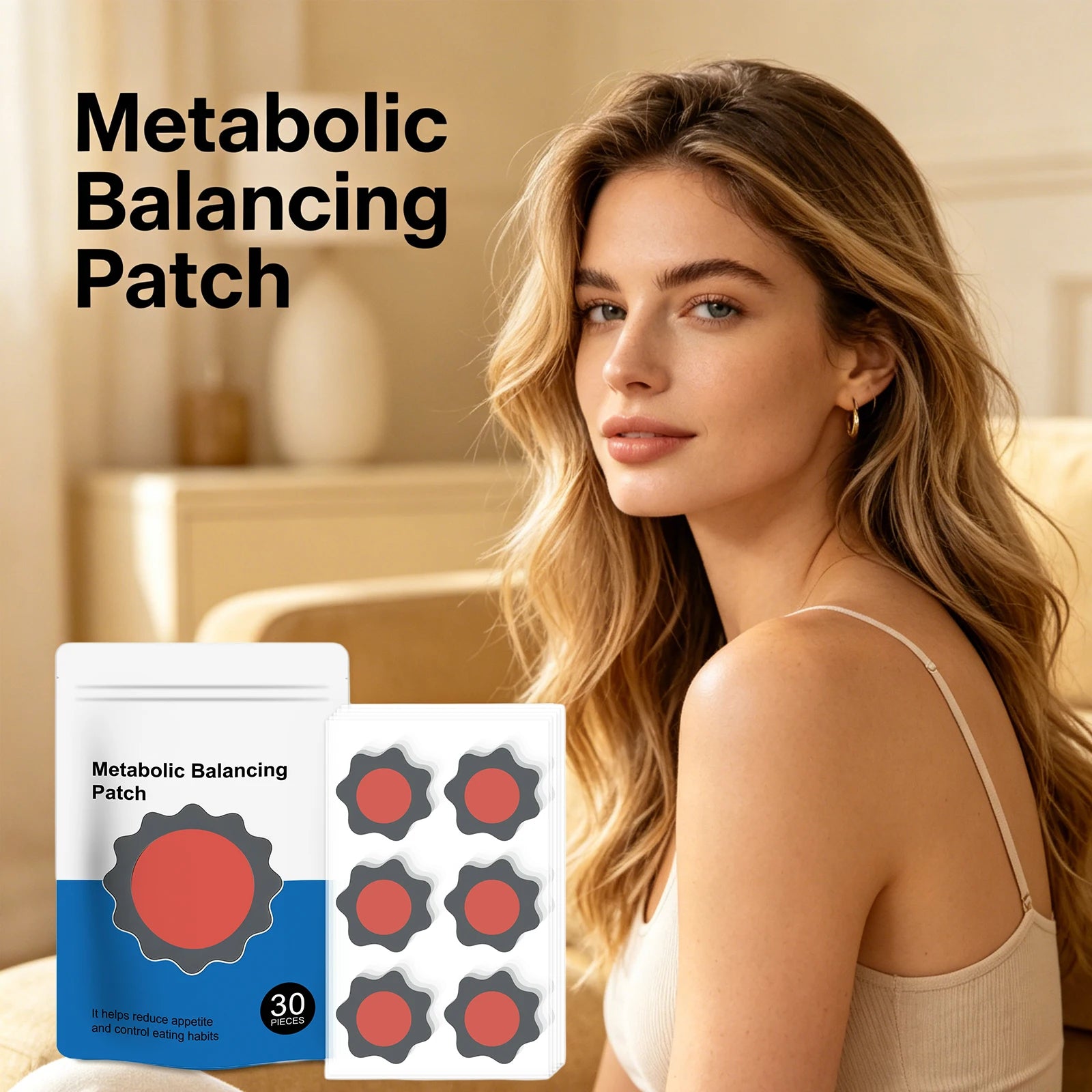 30-Day Body Wellness Metabolism Patches – Herbal Body Contour Body Wellness Patch Zpaxo