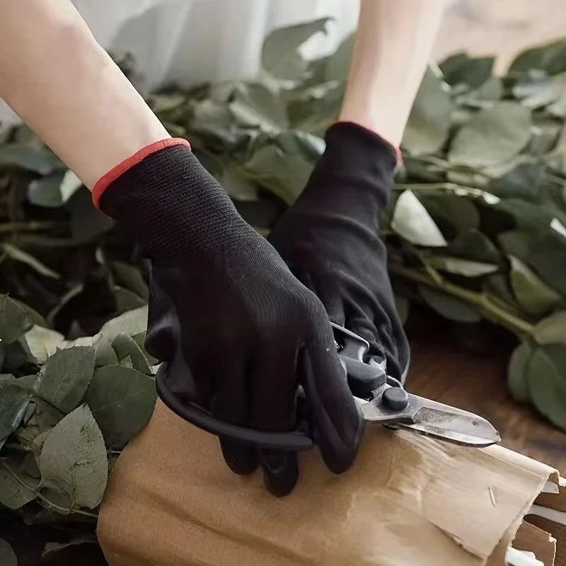 10 Pairs Durable Safety PU Gloves Anti-slip Wear-resistant ESD Zpaxo