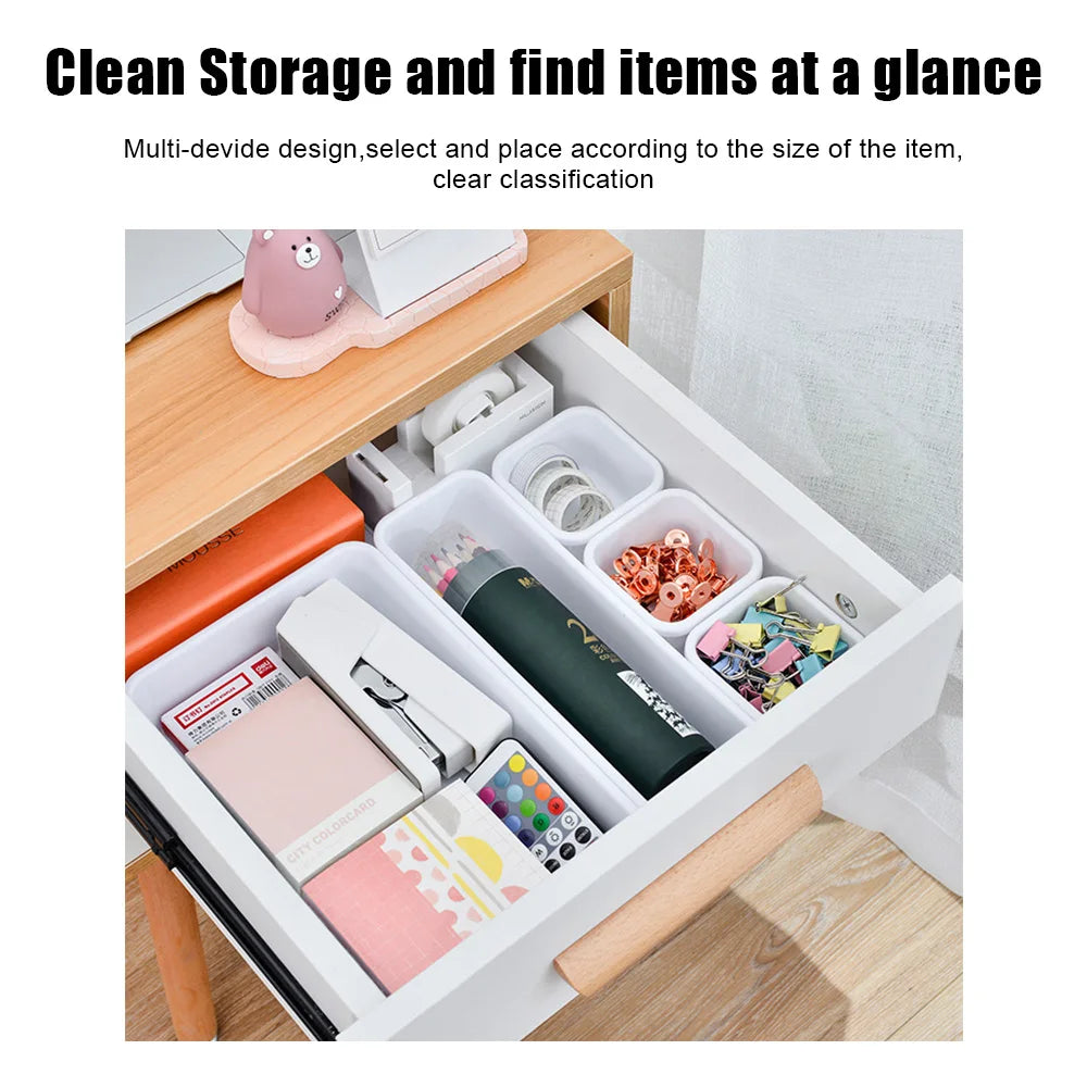 Make Up Organizer Box Storage Drawer Closet Cover Kitchen Bathroom