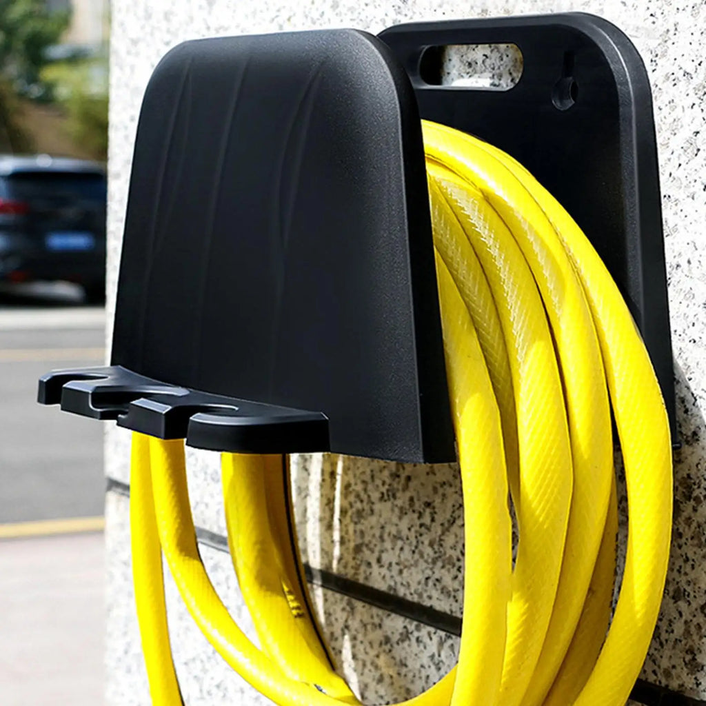Garden Hose Holder Wall Mounted Space Saving Rack Water Hose Holders for Outside for Yard Farm Patio Beach Lawn Window Car Zpaxo
