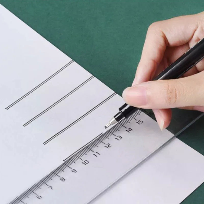 Double-Line Gel Pen 0.1mm/0.3mm/0.5mm, Essential For Architectural Design Exams, Note-Taking, And Painting Zpaxo