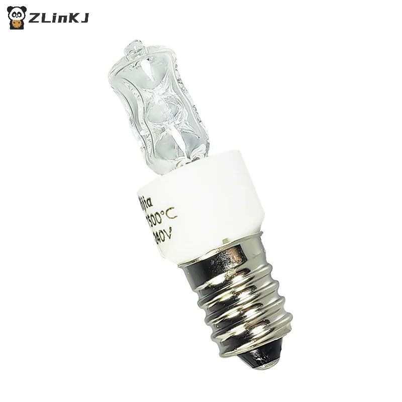▶1Pcs 25W/40W E14 Oven Light Bulb 220-240V Safe Halogen Oven Lamp High Temperature 500℃ Resistant Dryer Microwave Light Bulb Zpaxo