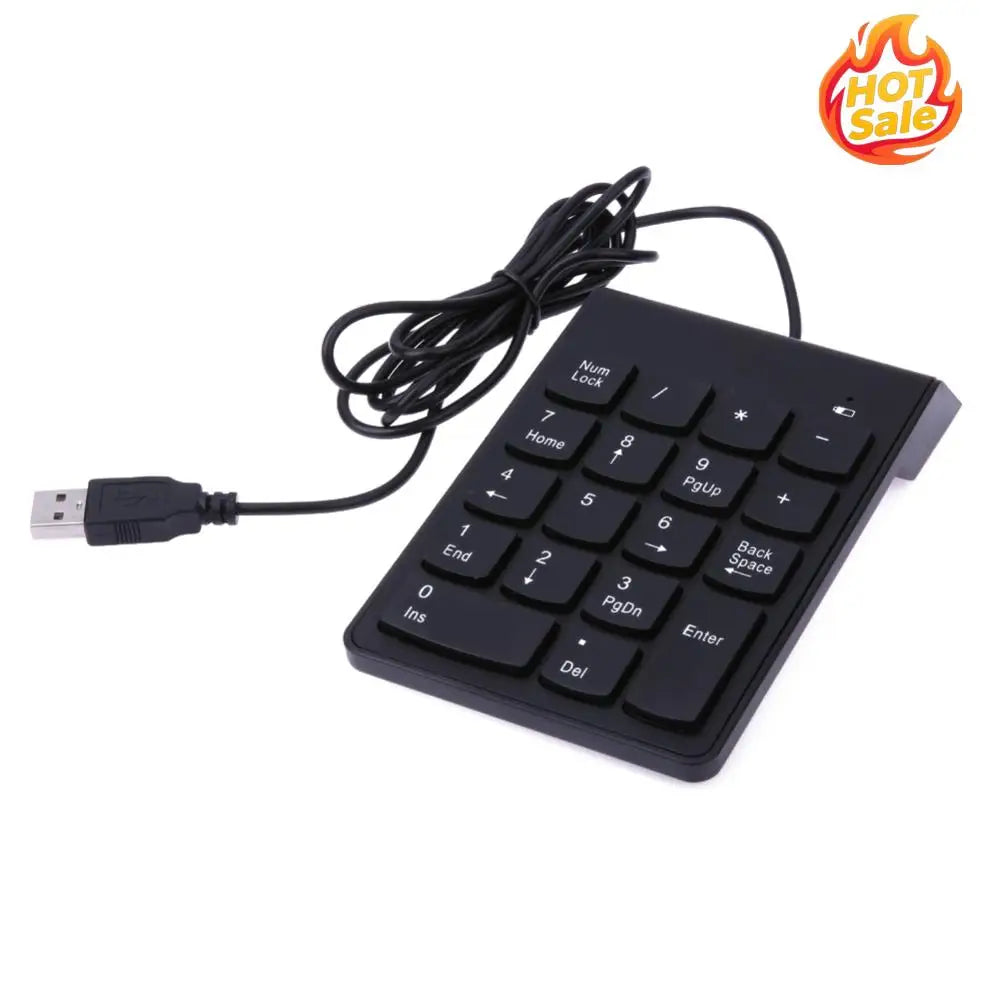 New USB Mini 18-keys Num Pad Numeric Number Keypad Keyboard for Laptop Note Zpaxo