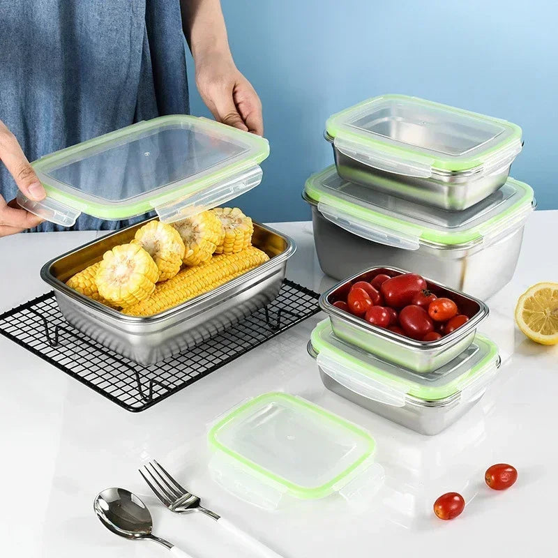 304 Stainless Steel Leak-Proof Lunch Box | Food Storage Container Food Storage Container Zpaxo
