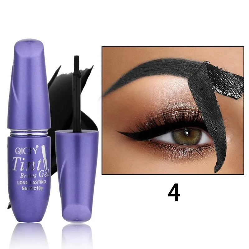 Semi-permanent Peel Off Eyebrow Dye Cream Waterproof Sweatproof Brow Zpaxo 04