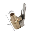 Car Tire Air Chuck Inflator Pump Valve Connector Clip-on Adapter
