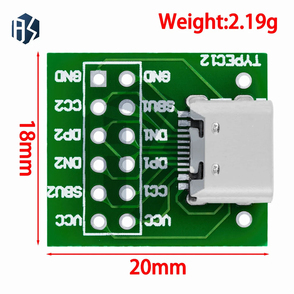 1 5 USB 3 C 16 Pin Test PCB Adapter Connector Socket Data Cable Zpaxo
