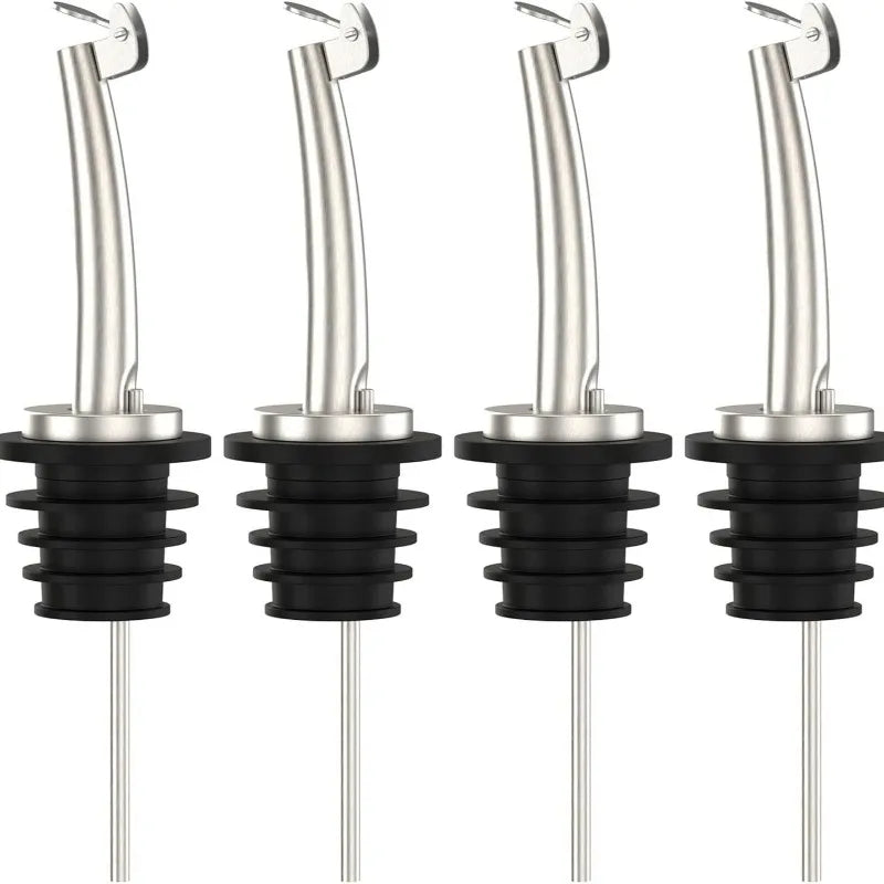 304 Stainless Steel Oil Nozzle – Leak-Proof Bottle Pouring Stopper Oil Pouring Nozzle Zpaxo