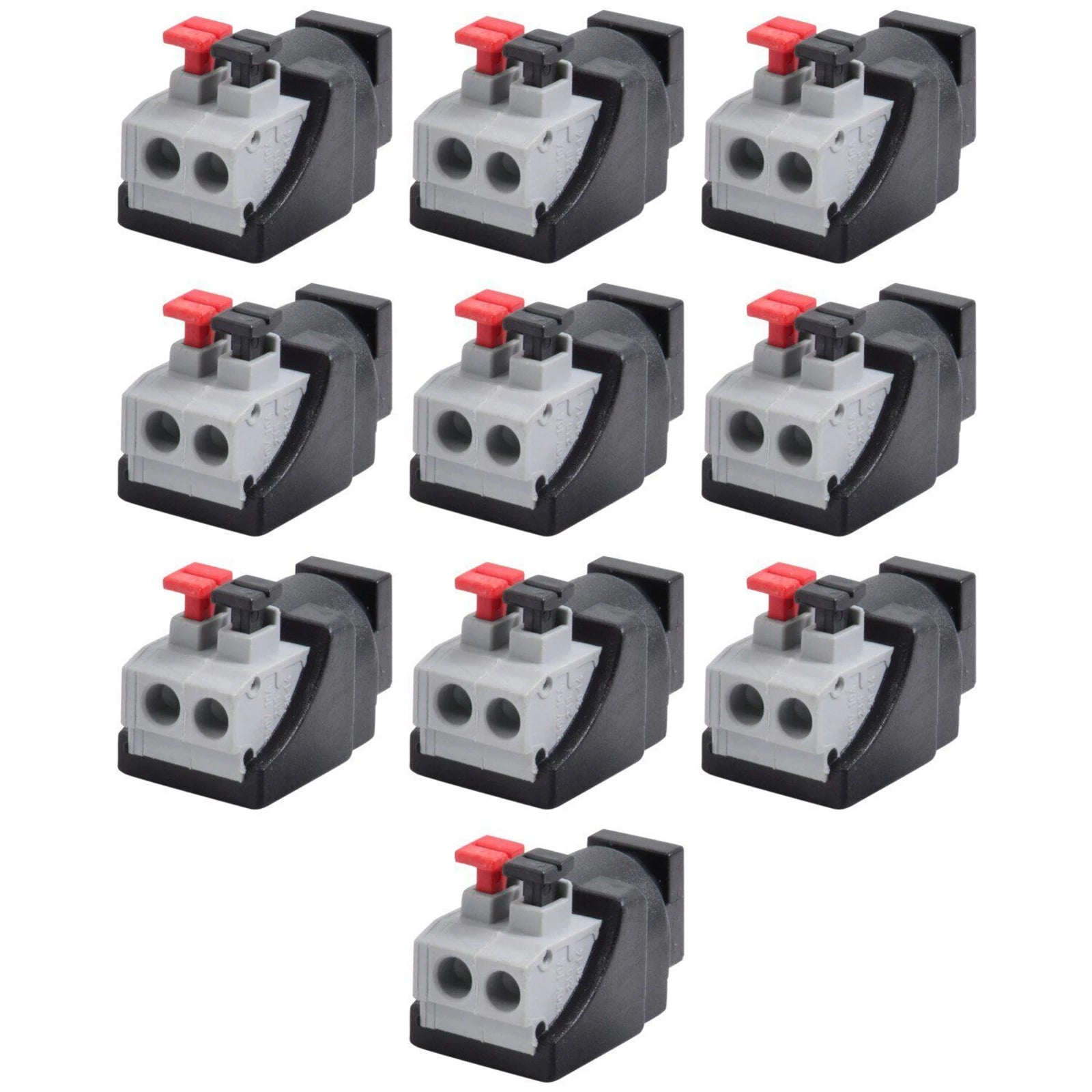 5 5x2 DC Male Female Wire Connector Screwless No Screws Power Plug