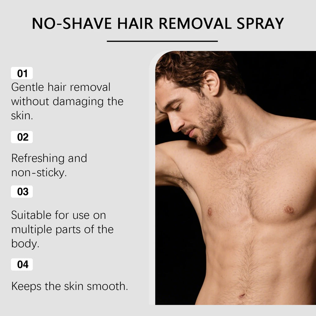 East Moon Argan Oil Hair Removal Spray Growth Inhibitor Body Intimate Area Good Smell Adult Permanent Painless Hair Remove Spray Zpaxo