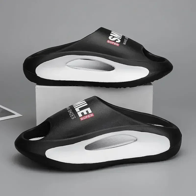 Slippers Men Women Eva Soft Bottom Thick Comfortable Shock-absorbing