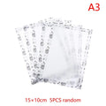 ▶5Pcs Handmade Perler Beads Baking Cloth Edge-stitched Transparent Iron-on Mat Heat-resistant Paper DIY Accessories Perler Beads Zpaxo 15x10cm