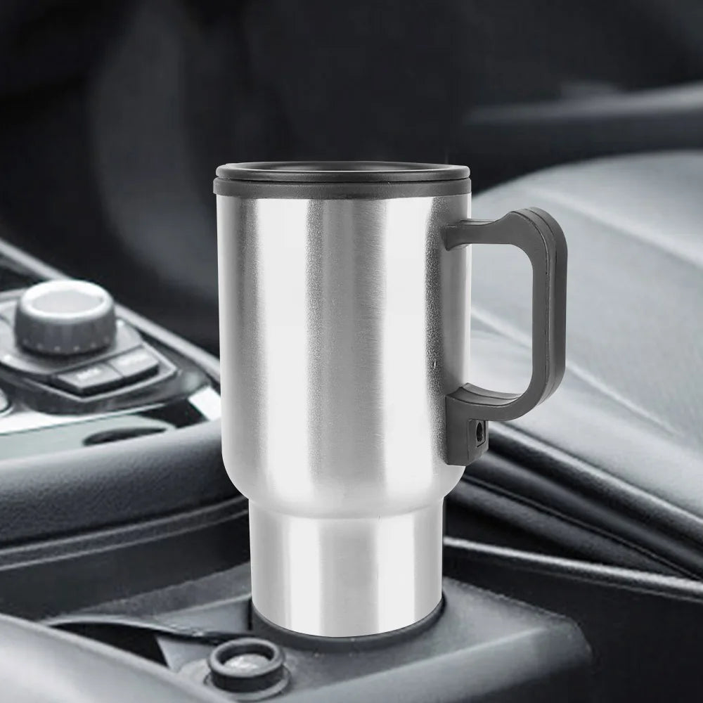 Water Coffee Milk Thermal Mug Stainless Steel 12V Camping Travel