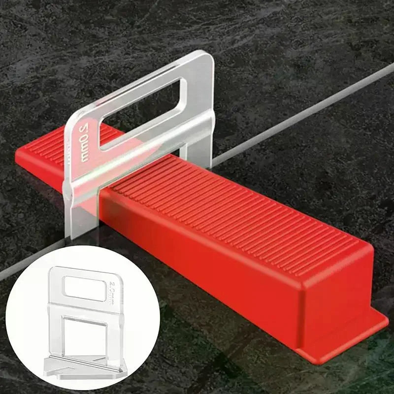 Ceramic Tile Spacers Tile Leveling System Clips 1.0/2.0/3.0MM For Ceramic Tile Laying Leveling Construction Tools Zpaxo