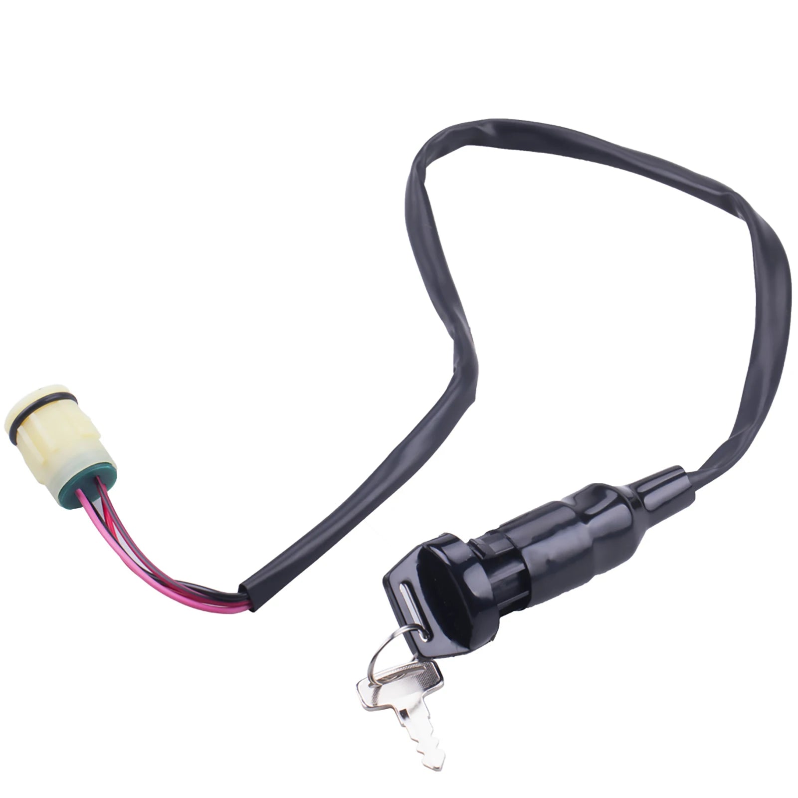 ATV Motorcycle Ignition Switch Electric Door Lock Dust Cover Key
