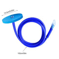 Full Dry Respirator Tube Comfortable Extended Snorkel Underwater Breathing Tube for Men Women Youth Teens Beginner Adult Diving Zpaxo 1.5m