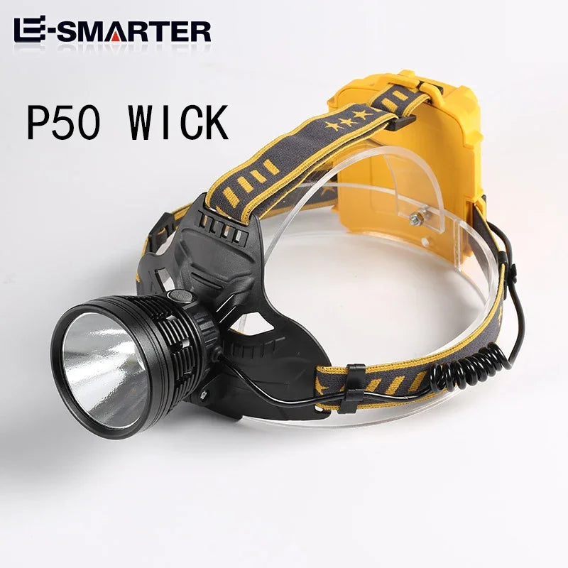 ESMARTER 30W XHP70 LED Headlamp – 3×18650 Camping Fishing