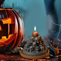 Halloween Skull Candle Mold Mountain Wax Making Moulds Party Casting