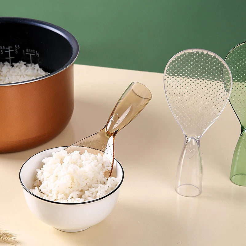 Non-Stick Vertical Stand Rice Spoon – Heat Resistant Scoop