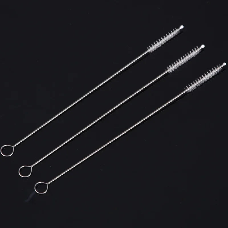 Stainless Steel Straw & Bottle Cleaning Brush Set – 5/10 Pack