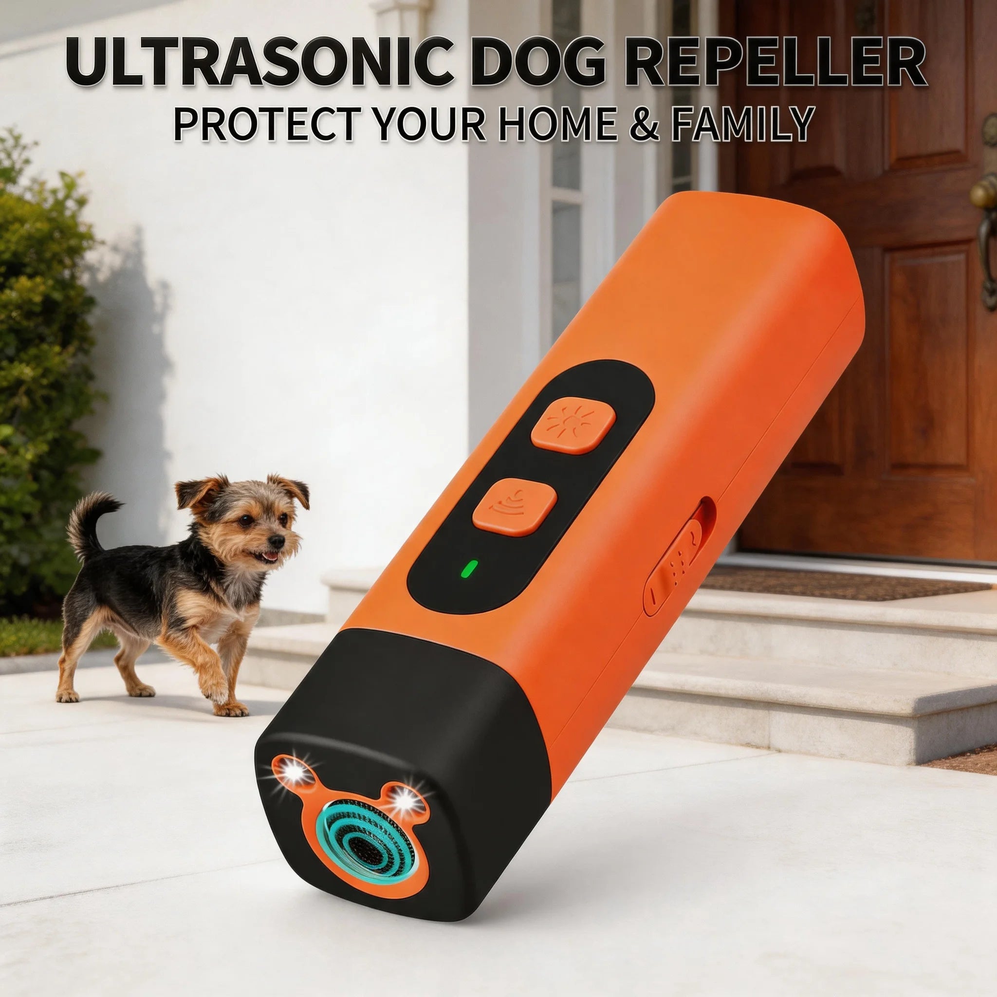 Ultrasonic Dog Deterrent & Bark Trainer | Rechargeable