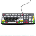 Dustproof Waterproof Transparent Silicone Keyboard Cover Skin Protectors for K120 MK120 Corded Keyboard Accessories Zpaxo Colorful black China Mainland