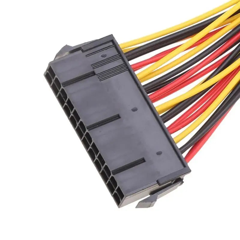 180Degree ATX 24Pin Chassis Power Extension Cable Motherboard PSU Power Supply 24Pin Male to Female Adapter Connector Zpaxo