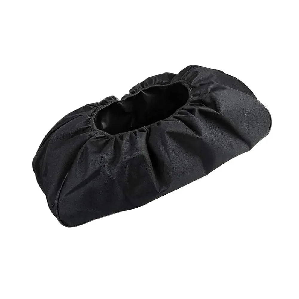 Dustproof Car Winch Cover Waterproof Soft 600D Oxford Cloth Winch Protection Cover Tear Resistant Heavy Duty Zpaxo Black