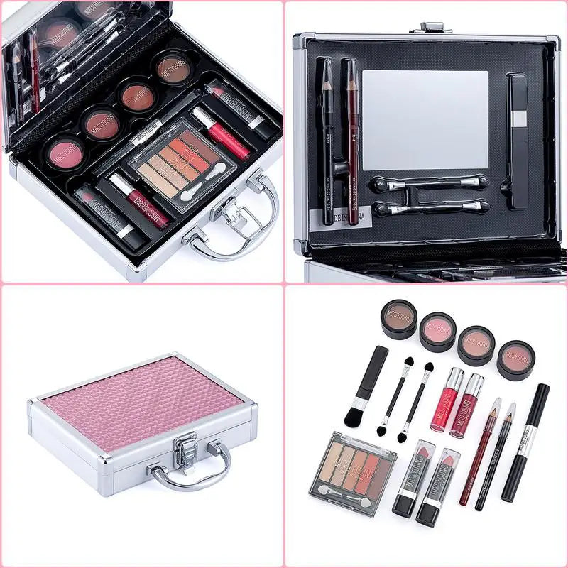 16-Piece Complete Makeup Kit for Women – Eyeshadow & Lipstick Makeup Gift Set Zpaxo