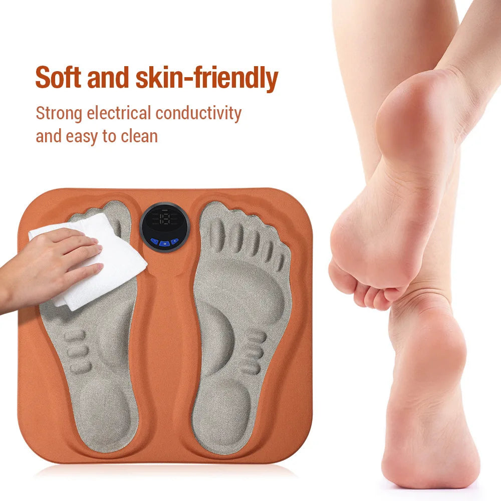 Intelligent home foot pad pulse meridian foot pad micro current foot sole massager acupoint foot therapy machine Zpaxo