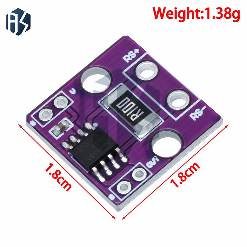 MAX4080 / MAX4080SASA High Precision Current Sense Amplifier Module – 4.5V 190µA Current Detection Module for Arduino Zpaxo