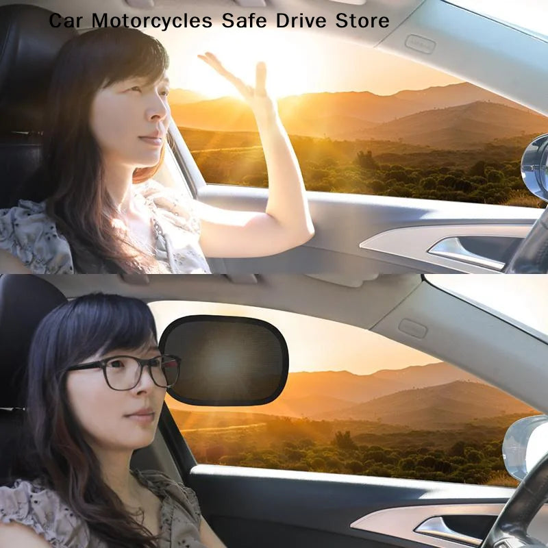 CM2pcs Summer Car Mini Small Shading Anti-static Film Side Window Sun