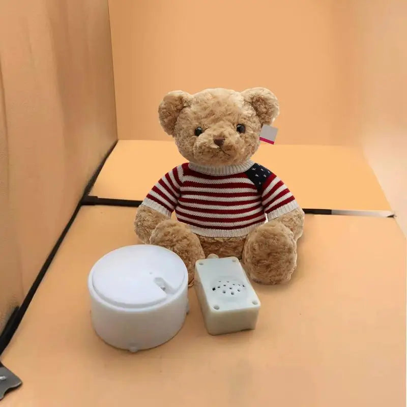 Breathing Doll Movement Sleeping Animal Movement 4 Modes Babies Soothing Light Plushies Doll Sleeping Companion Equipment Zpaxo