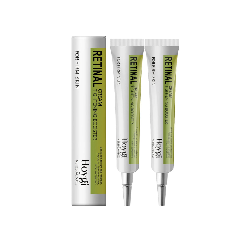 Hoygi 15g Retinol Eye Cream Gentle Renewing Formula for Delicate Eye Area Hydrates Improves Skin Texture Night Use Recommended Zpaxo 2PCS
