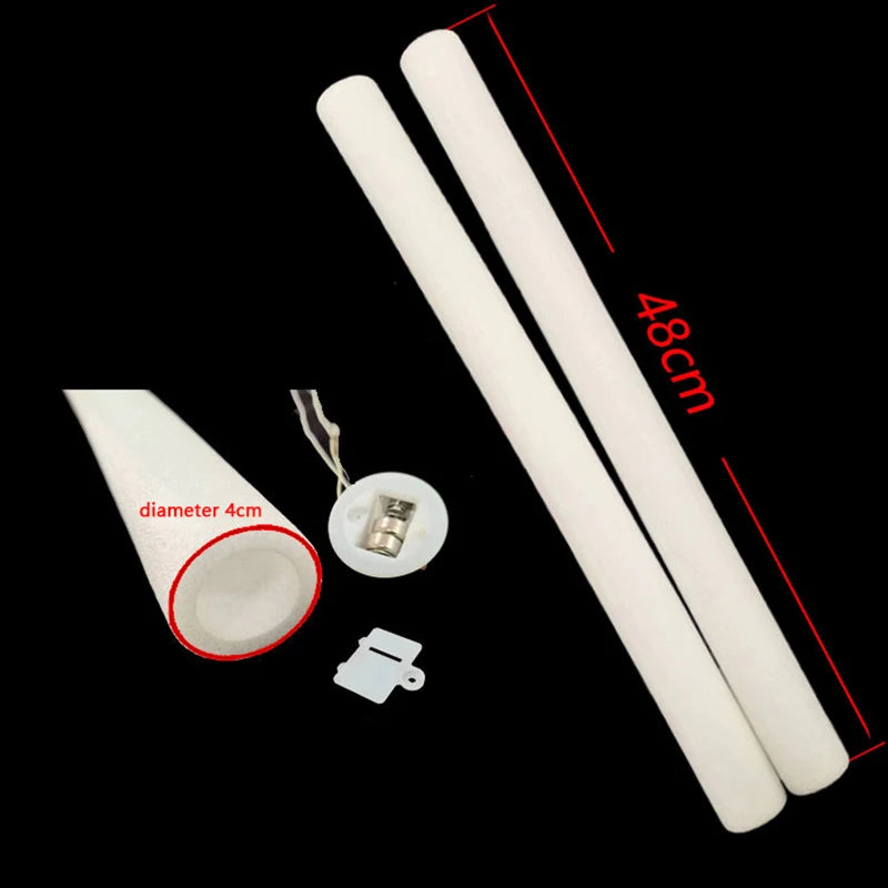 6-Pack RGB LED Foam Glow Sticks – Party Cheer Tubes