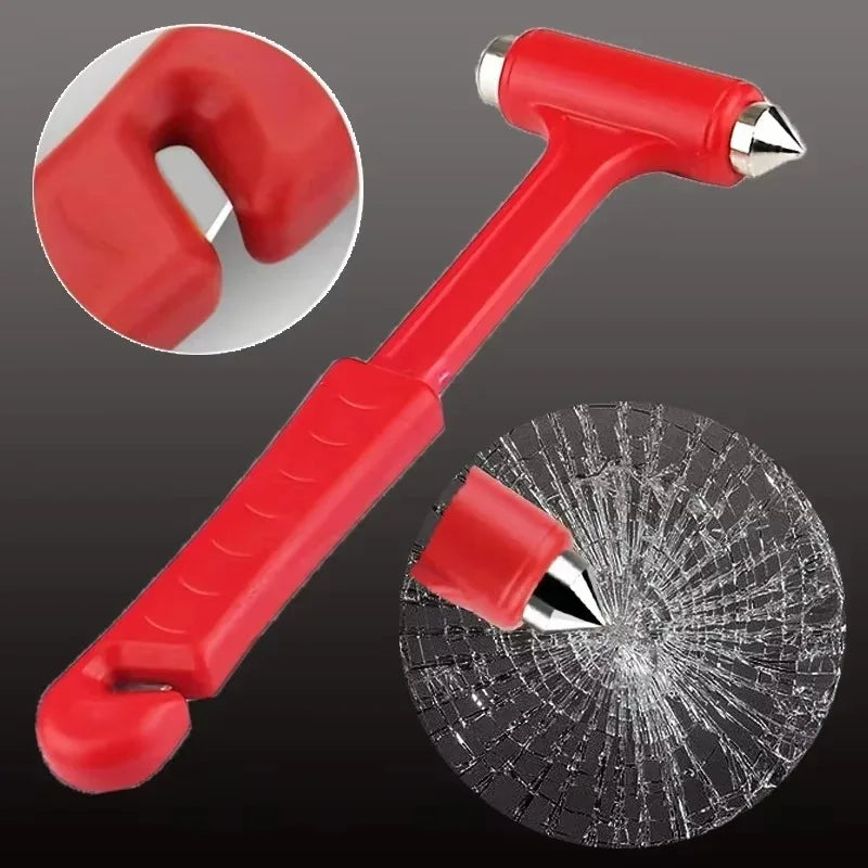 2-in-1 Car Emergency Escape Hammer & Seat Belt Cutter