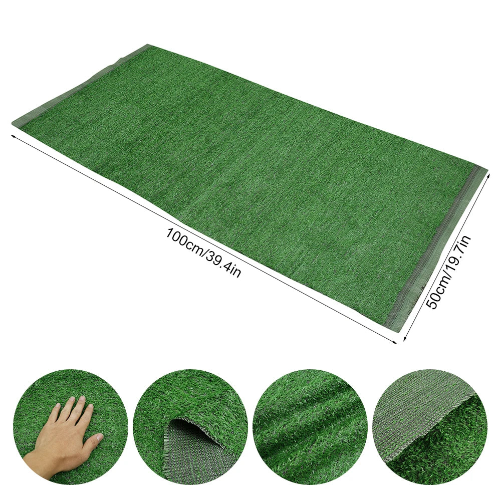 Artificial Lawn Density Fake Grass Mat 1M Carpet Balcony Indoor False
