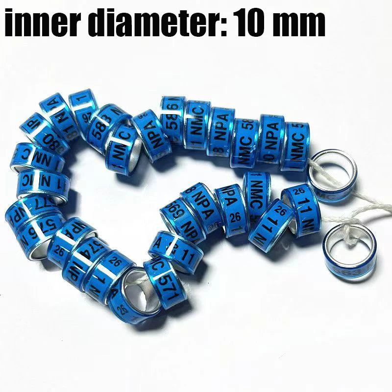 2026 Pigeon Rings Bird Foot Ring Fancy Rings- Aluminum Plastic