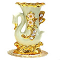 Ceramic Vases Elephant Figurine European Flower Pot Living Room Decors