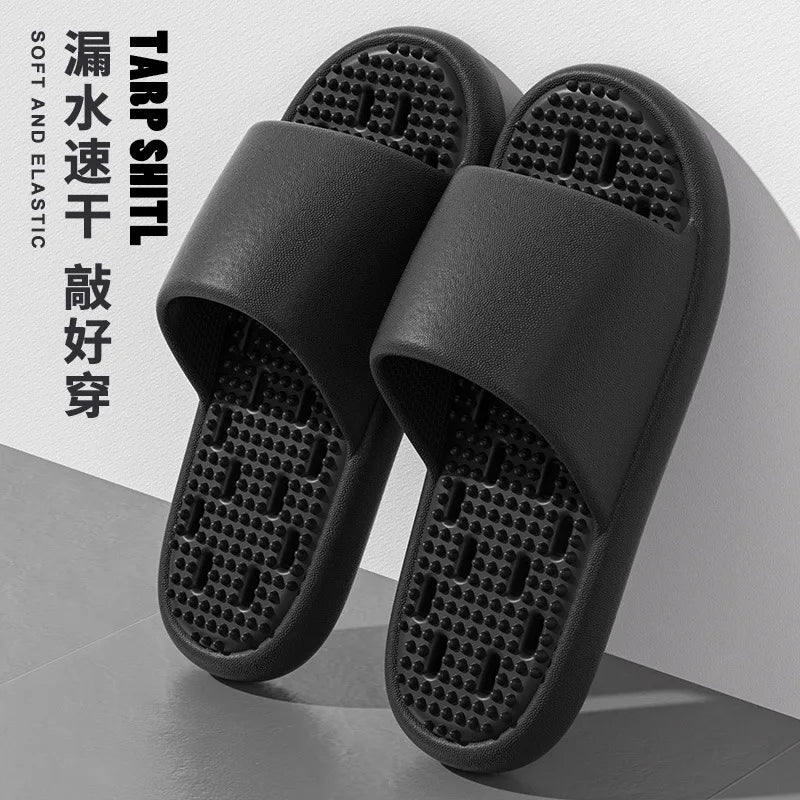 Bathroom Bath Anti-slip Slippers All-season Indoor Home Leakage
