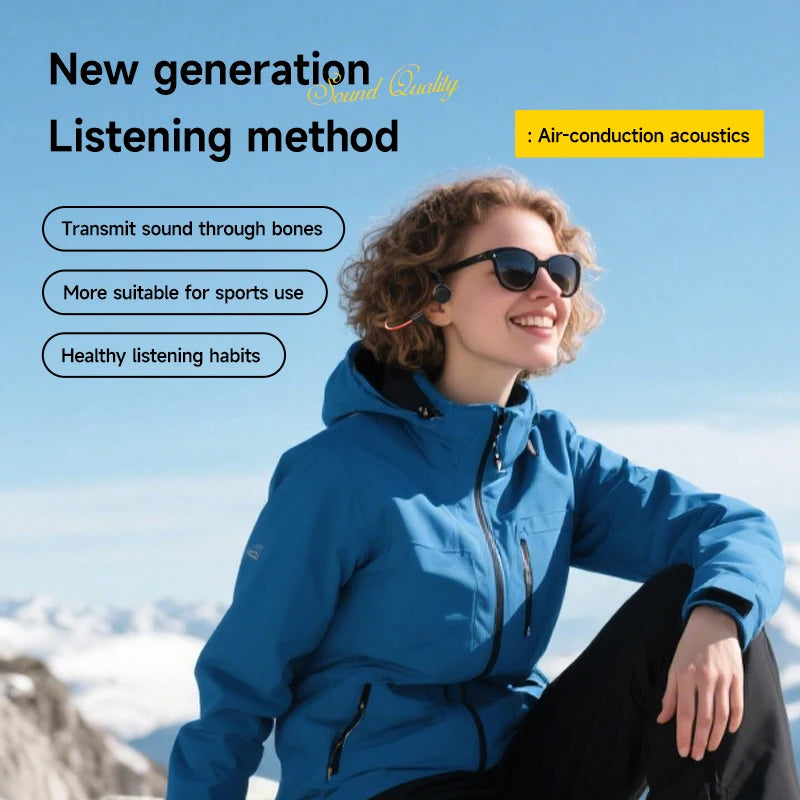Bone Conduction Headset Wireless Swimming Sports Headphone IPX8 Zpaxo