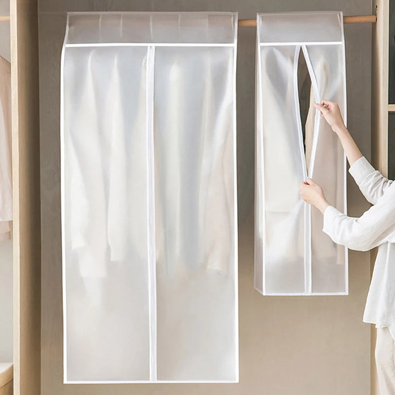 Clothes Dust Cover Wardrobe Hanging Window Clothing Cloth Household