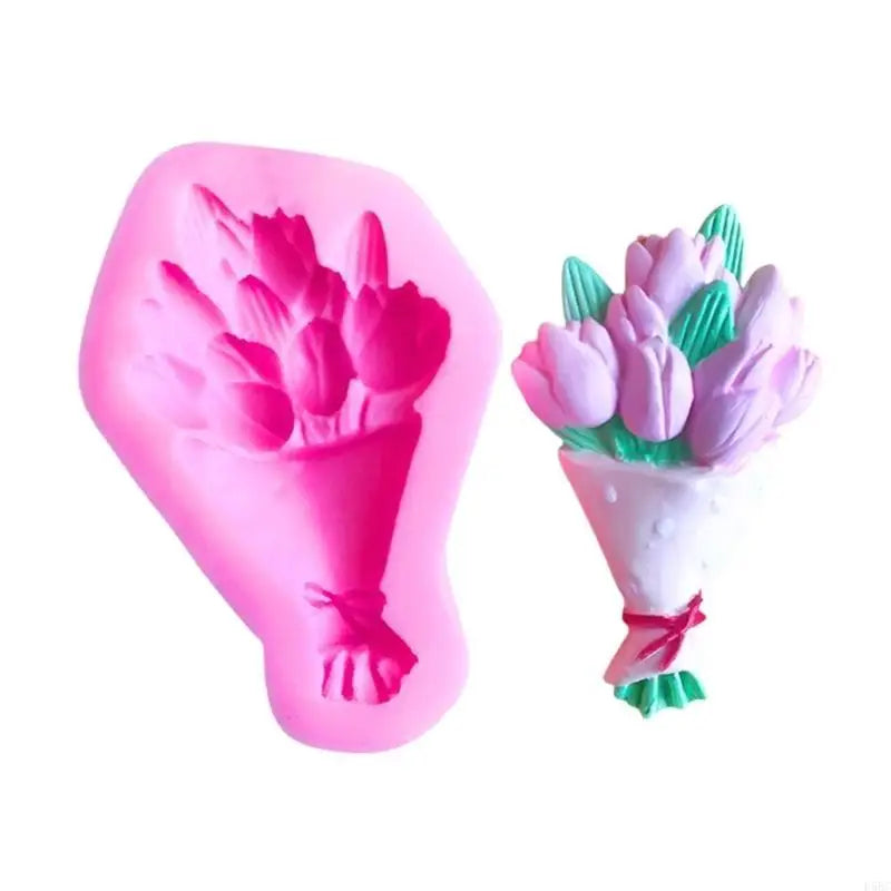 Flower Bouquets Silicone Molds Candle Soap Candy Chocolate Cake Zpaxo 3 CN