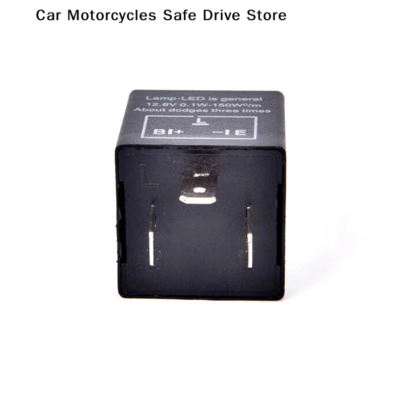 12V 3pins Car Motorcycle LED Flasher Relay Electronic Universal