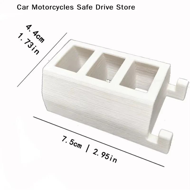 CM1Pcs Garage Hanging 3-Grid Simple Pegboard Storage Accessories Can