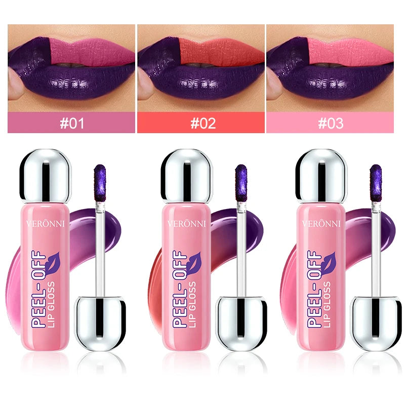 Long-lasting Peel-off Lip Gloss Waterproof Moisturizing Portable Zpaxo