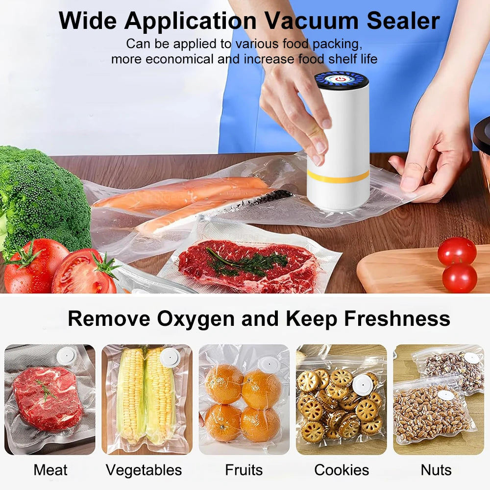 Mini Electric Air Pump Food Automatic Vacuum Sealer Machine