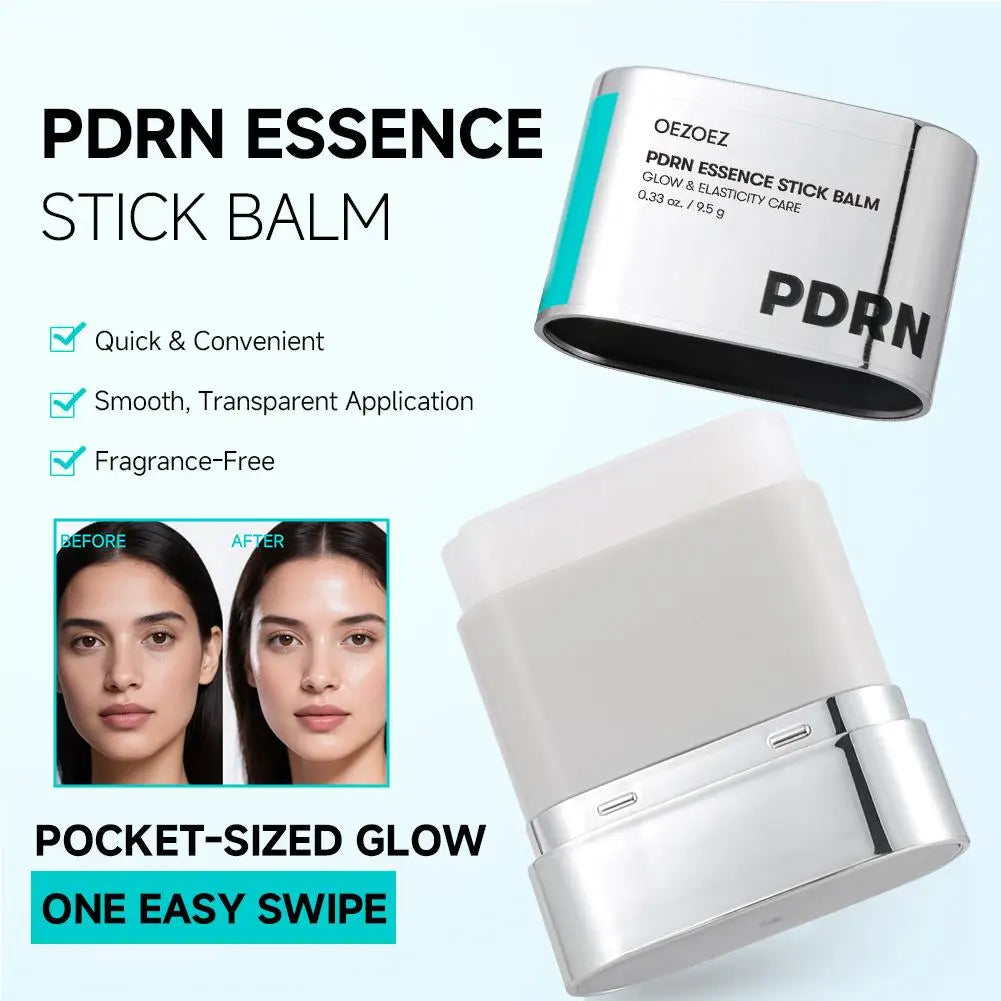 PDRN Essence Stick Balm With Collagen Nicotinamide for Eye,Face & Neck,Hydrating Smooths Fine Lines Boosts Elasticity Skin Care Zpaxo