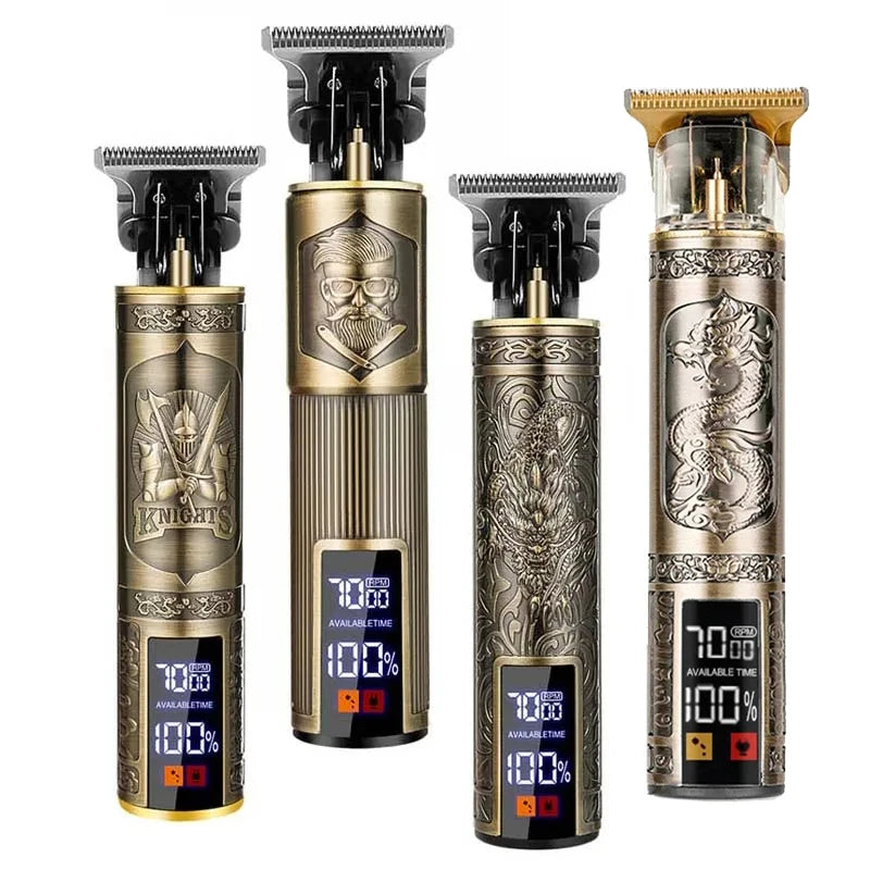 2026 New Arrival！Vintage T9 Hair Clipper Beard Shaving Body Hair Trimmer Clippers Electric Men Haircut Machine Barber Shaver Zpaxo
