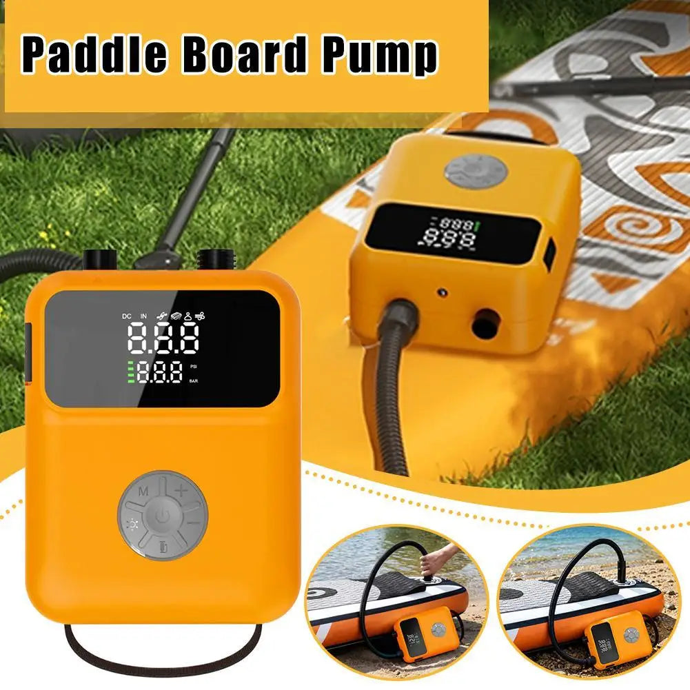 Portable Electric Kayak Accessories Pump 20PSI 4000mAh Rechargeable SUP Air Pump for Inflatable Boat Mattress Wing Kite Zpaxo